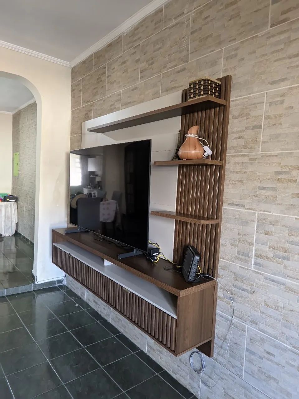 Vendo Painel Para TV até 65 polegadas Ripado Araruna Linea - Foto 4