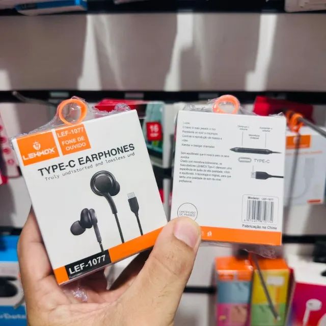 Fone de Ouvido Com Conexão Tipo-C