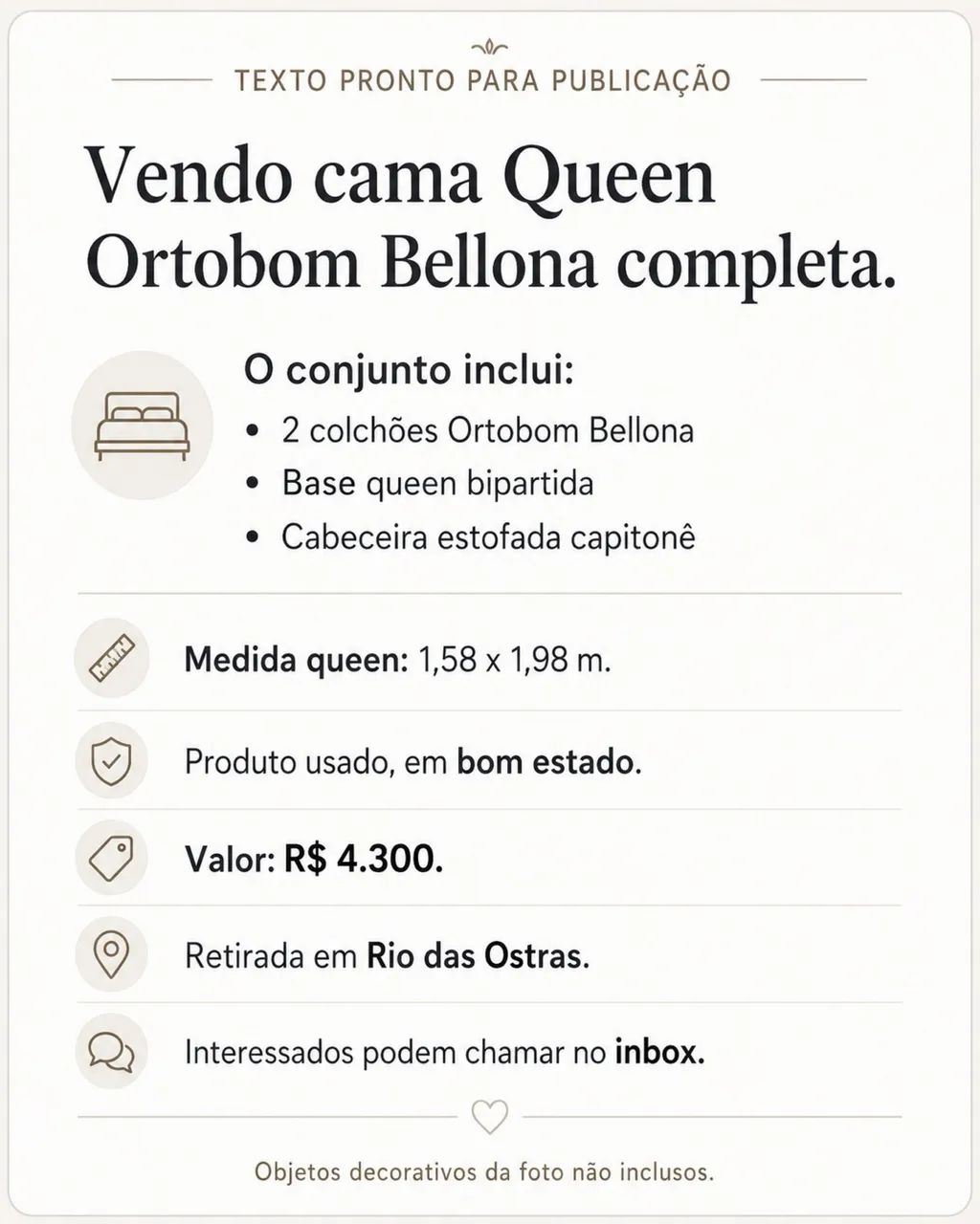 Cama Queen Ortobom Bellona completa - Foto 2