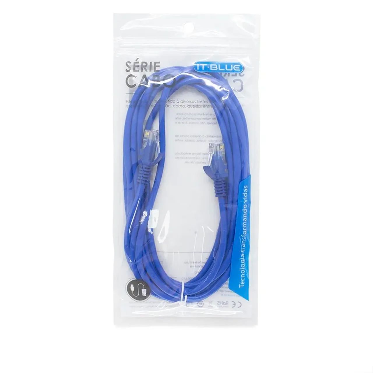 Cabo de rede 3 Metros RJ45 IT-BLUE LE-302