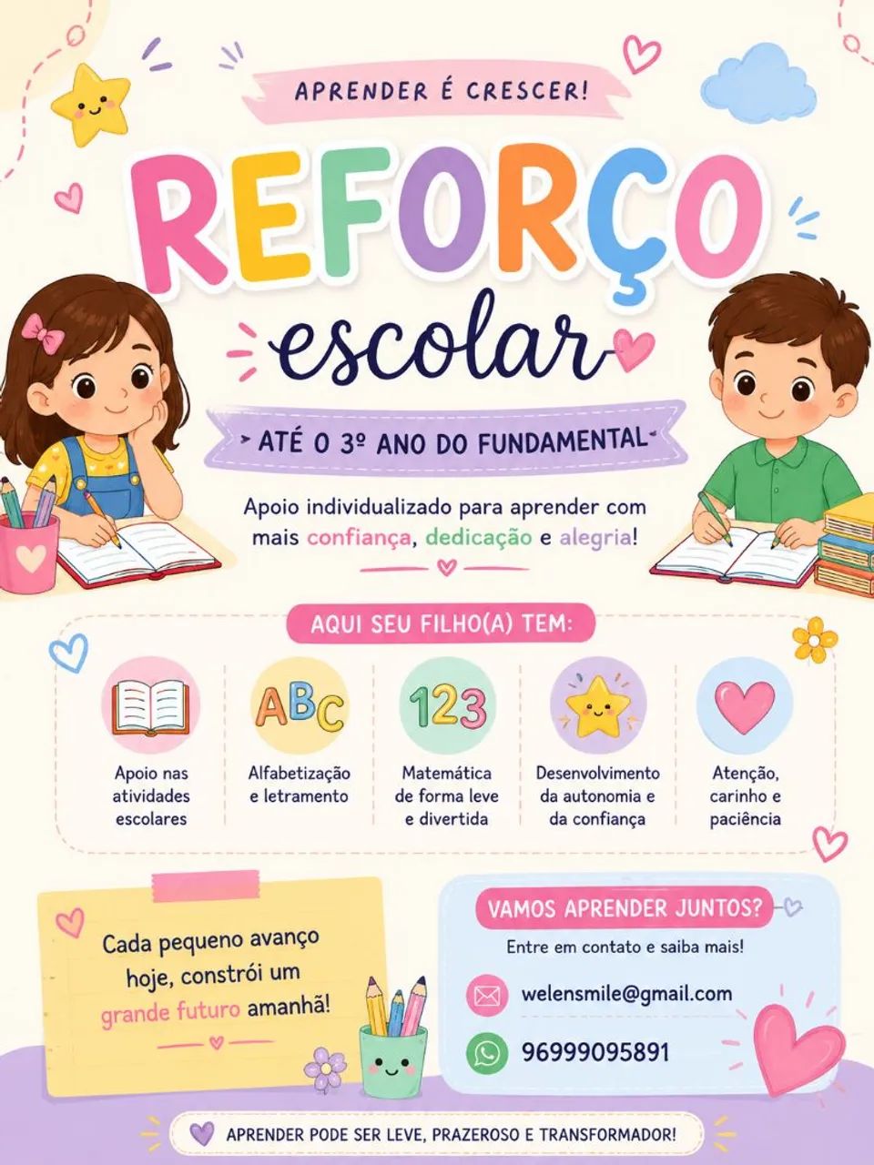 Aulas de reforço escolar  - Foto 2