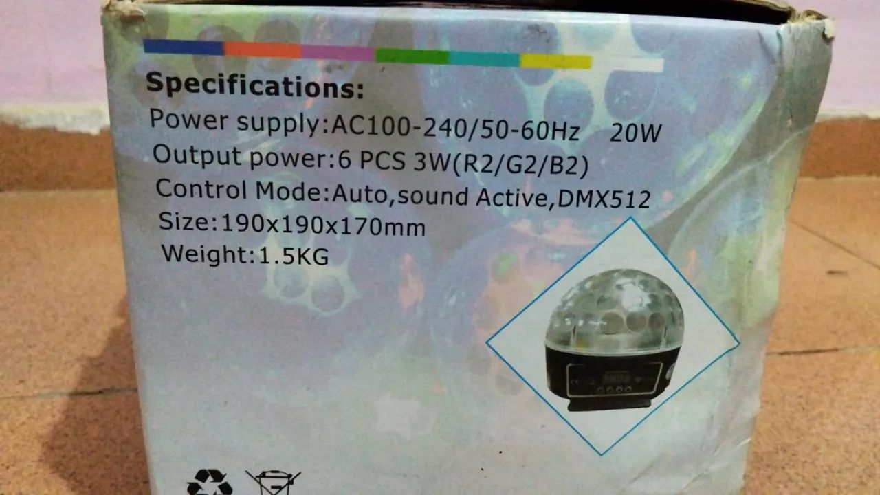 Globo de luz LED RGB - Foto 5