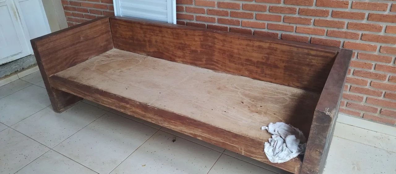 Conjuntos Lindos Bancos de Madeira de Lei, 2 Bancos, 2 Mesas. - Foto 5