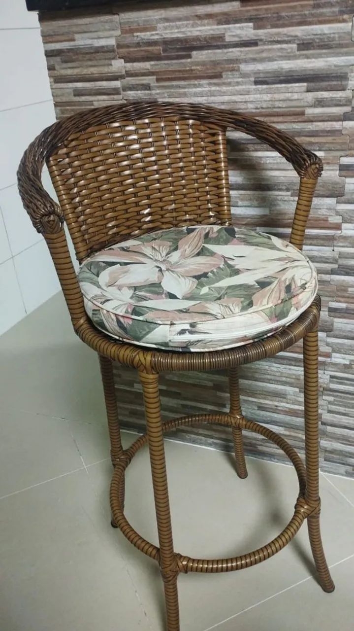 Conjunto Bistrô Junco Fibra Vime Sintético - Foto 2