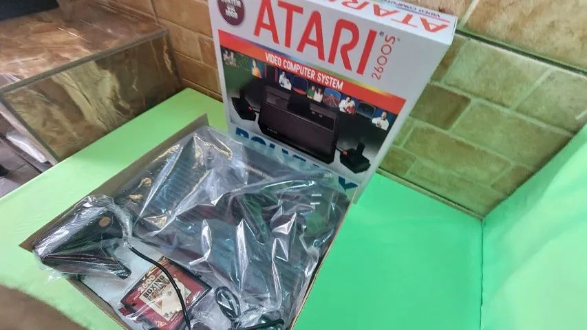 Videogame Atari 2600 Original Completo na Caixa + Jogos - Foto 2