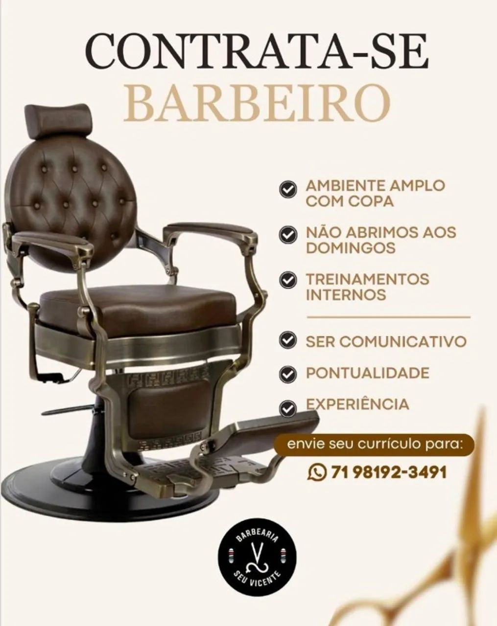 Vaga para Barbeiro
