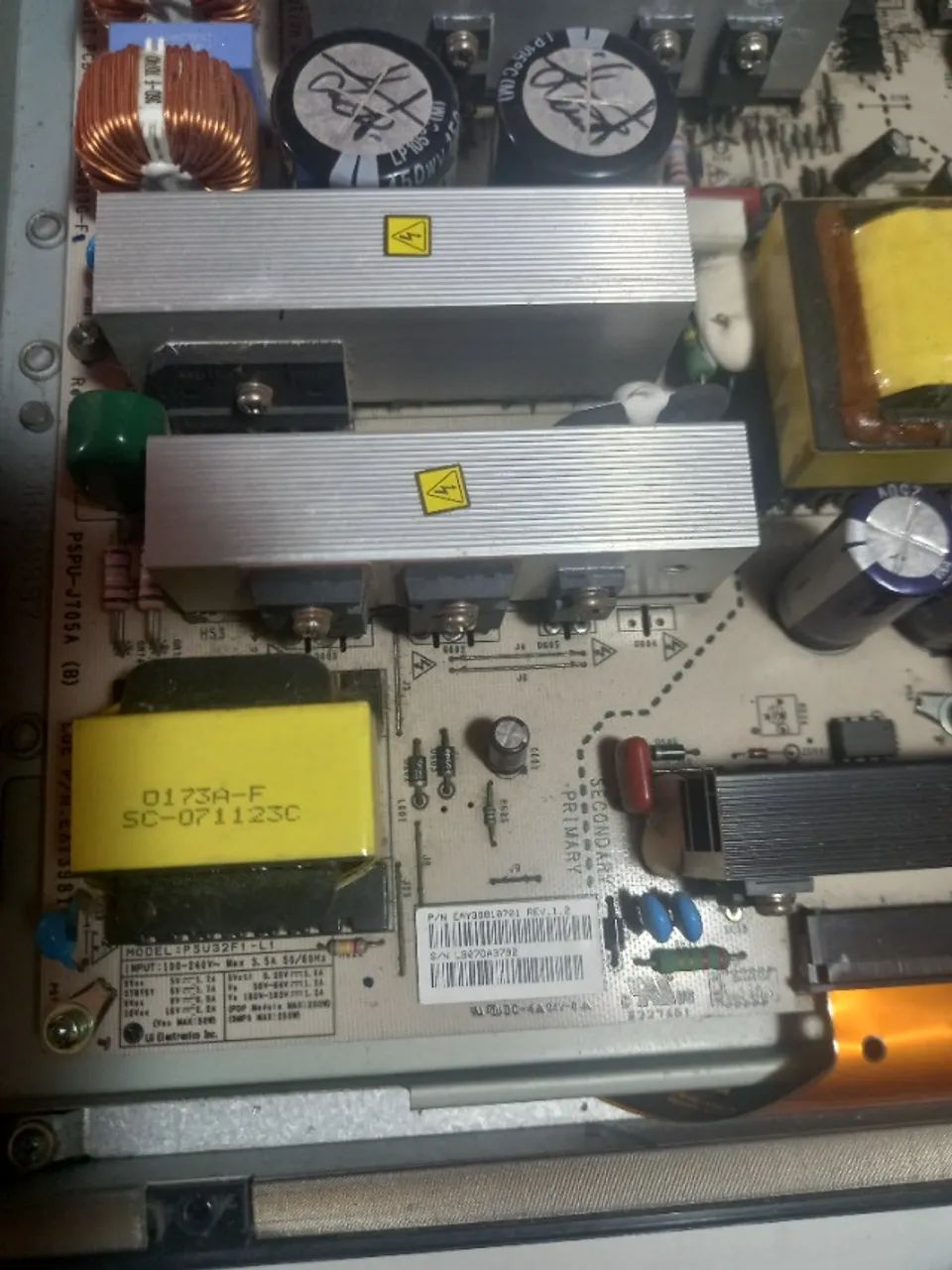 Placa TV LG Modelo PSU32F1