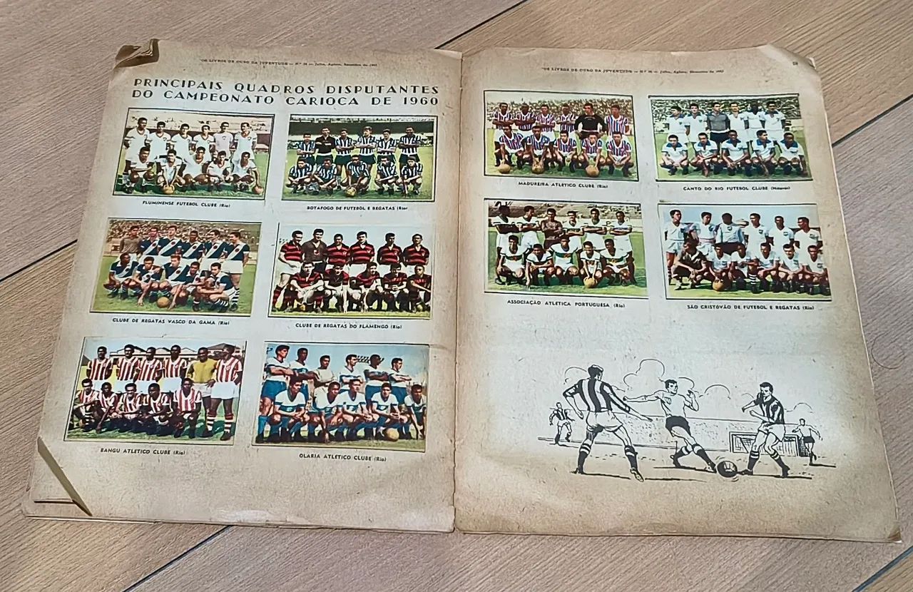 Campeões do Futebol 1961 (Ed. Vecchi) - 100% COMPLETO - Foto 4