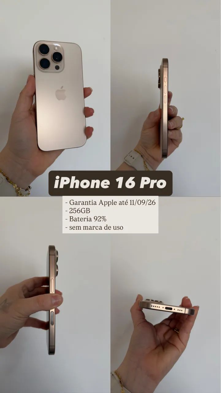 iPhone 16 Pro 256Gb com garantia Apple - Foto 2