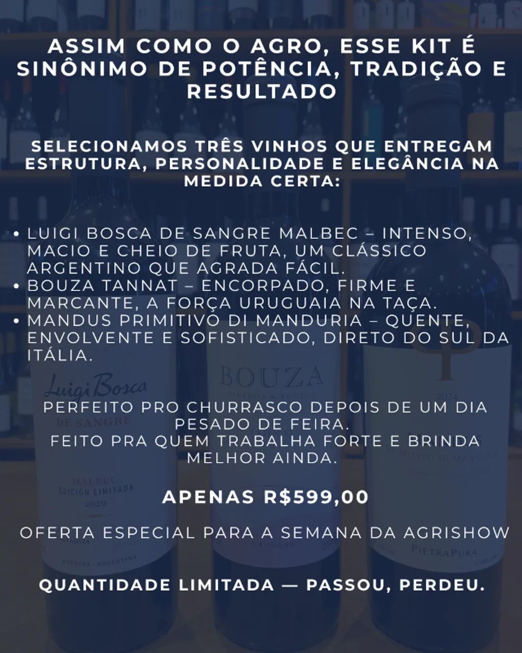 Vinhos Agrishow  - Foto 2