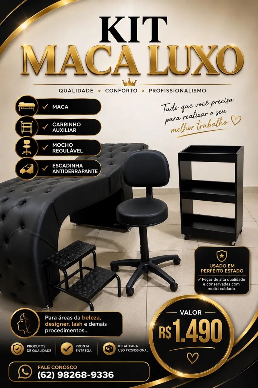 kit maca luxo 