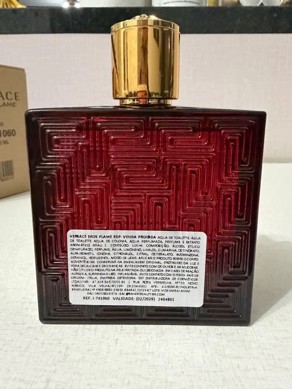 Perfume Versace Eros Flame Eau de Parfum 100ml - Foto 3