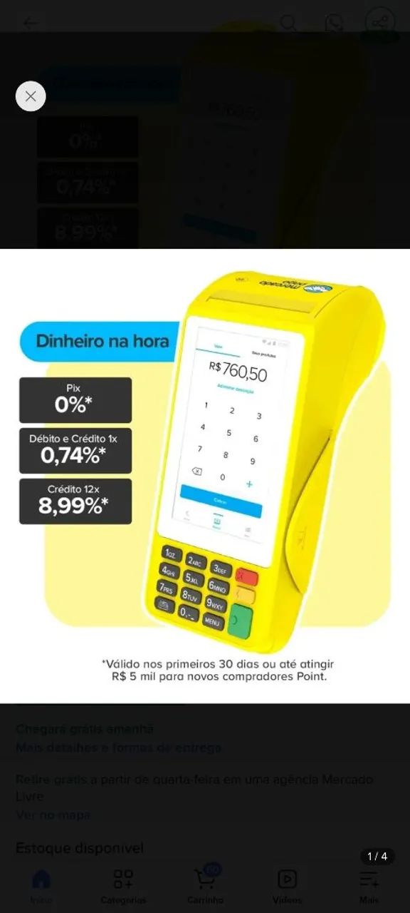 Máquina cartão sem mensalidade  - Foto 2
