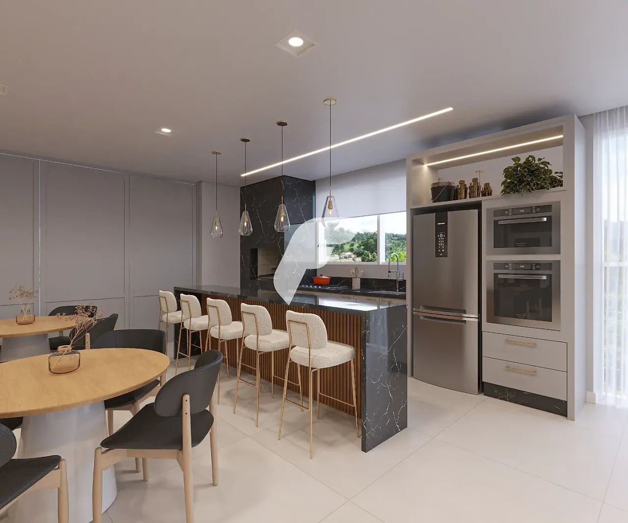 Apartamento 2 Quartos 74m² no Torre di Padua - Humaitá - Foto 2