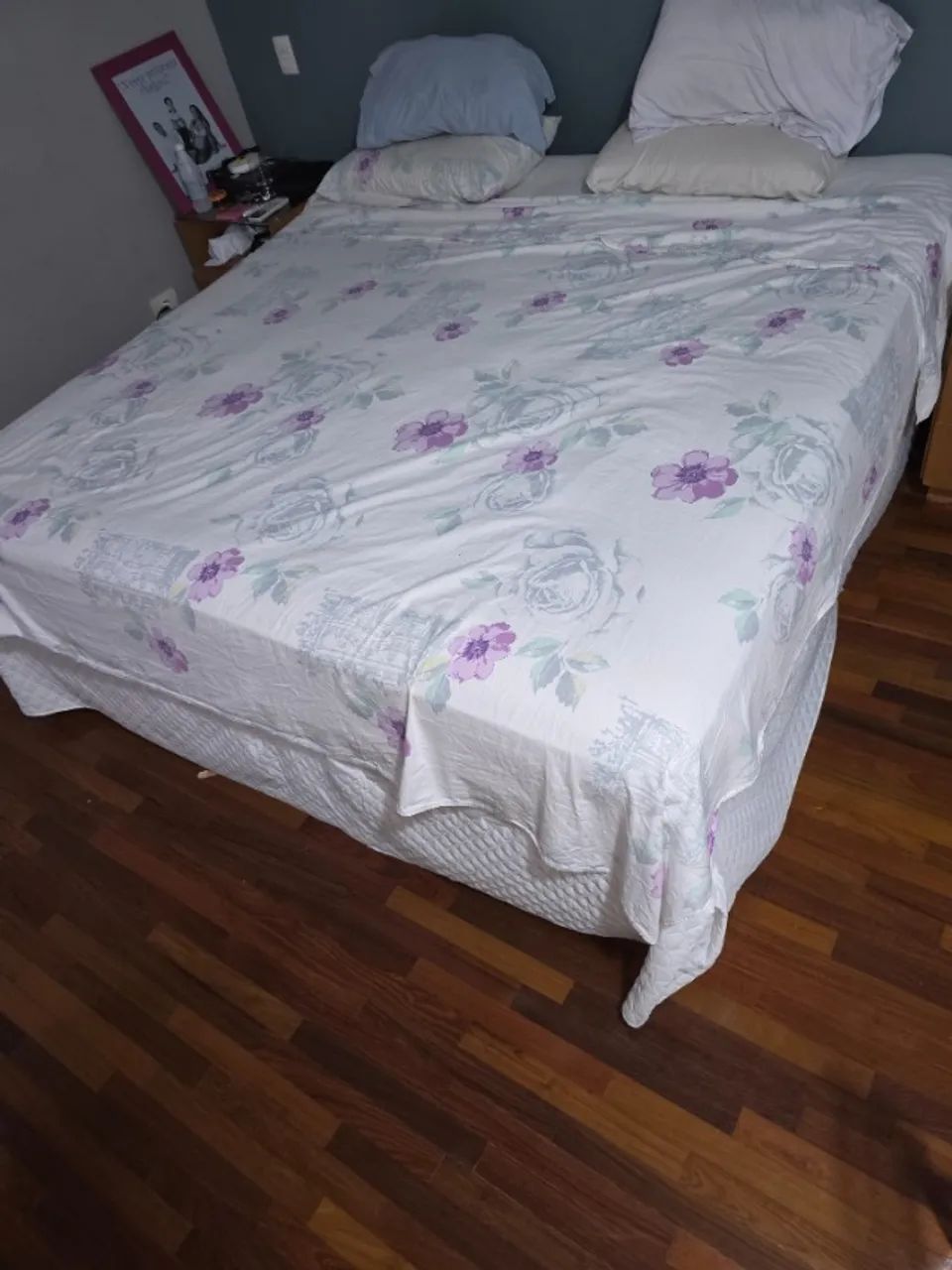 Cama King ( box + colchão ) Castor - perfeito estado  - Foto 3