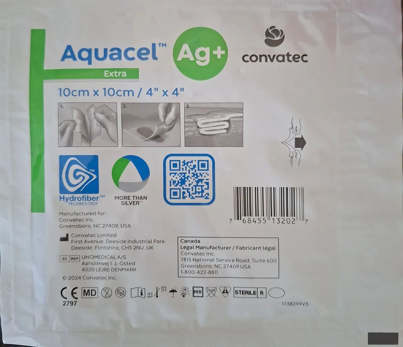 Aquacel Ag 10x10 Convatec
