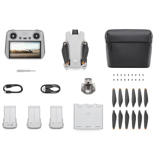 Drone DJI Mini 3 Combo - Anatel, 1 ano de garantia