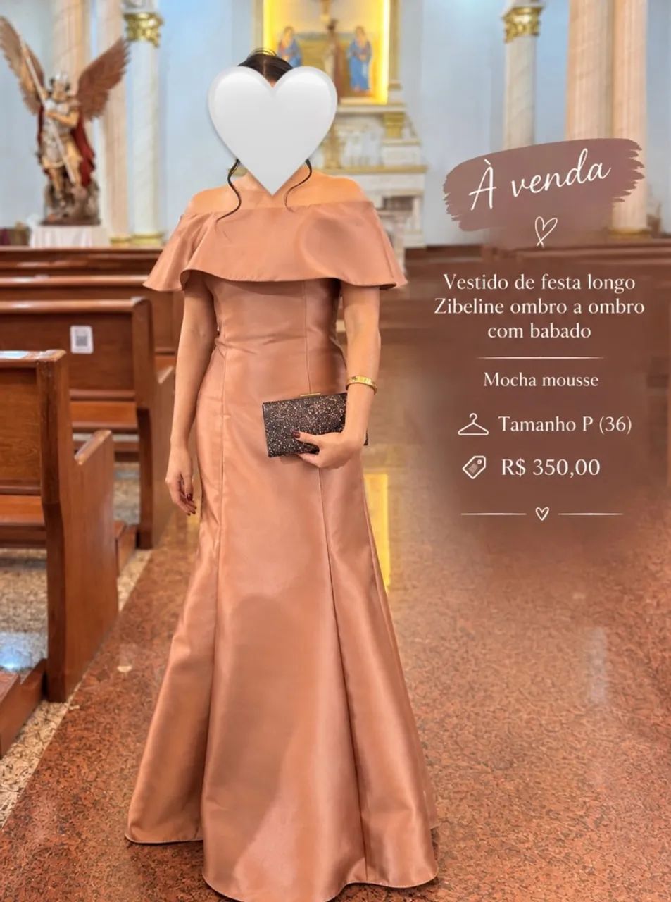 Vestido Zibeline Mocha Mousse 