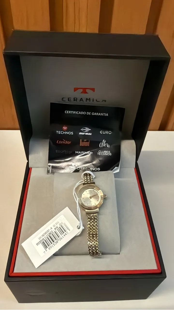 Relógio Technos Feminino Elegance Mini Dourado 5Y20IP/4X - Foto 2