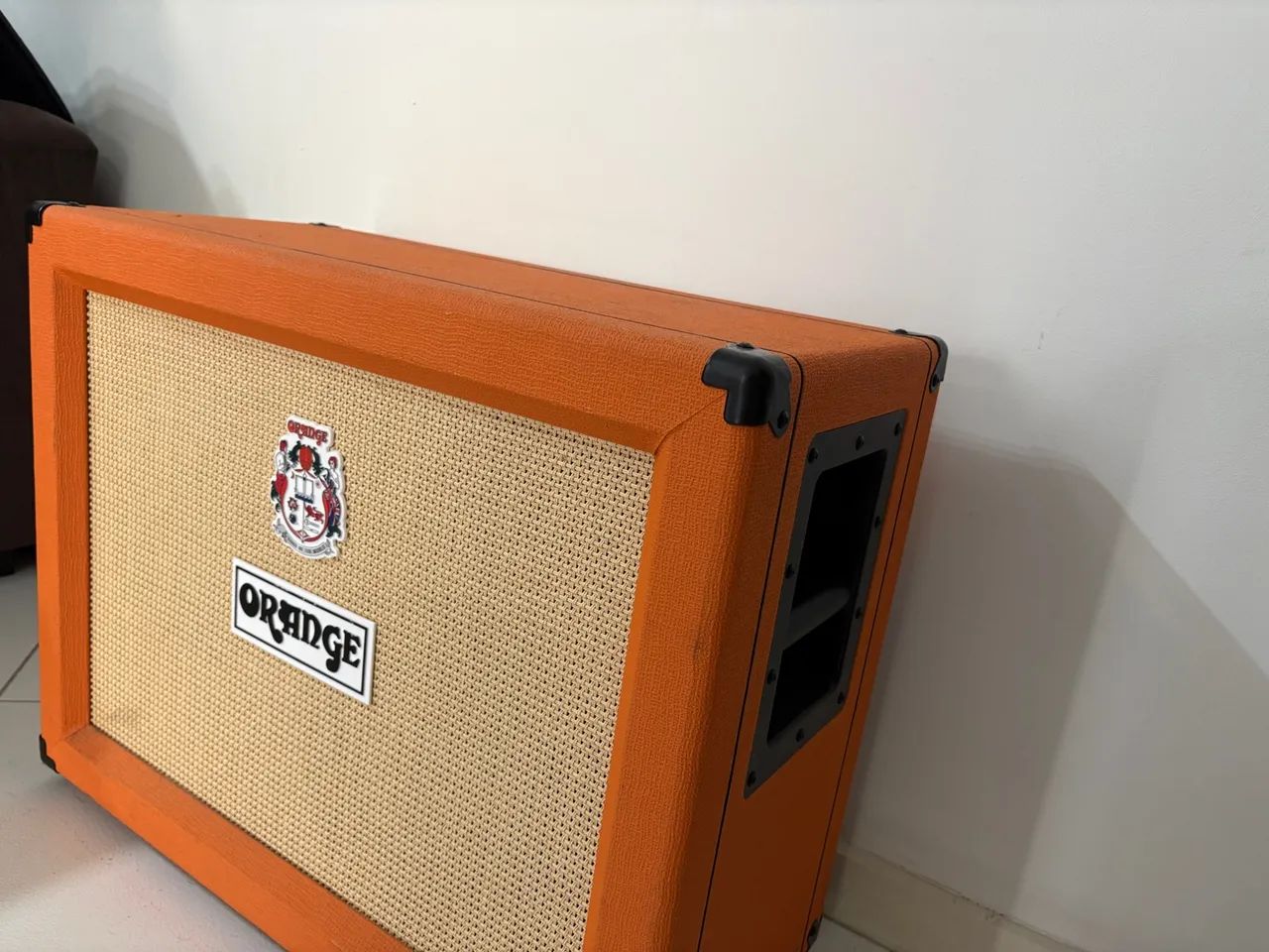 Cabeçote orange dual terror + caixa orange 2x12 V30 - Aparelhos de
