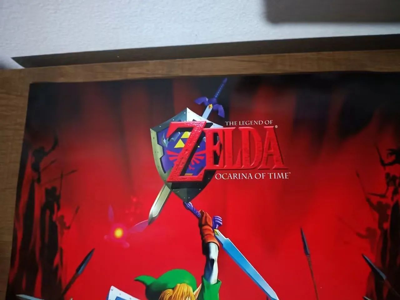 Poster original The Legend of Zelda Ocarina of Time material de