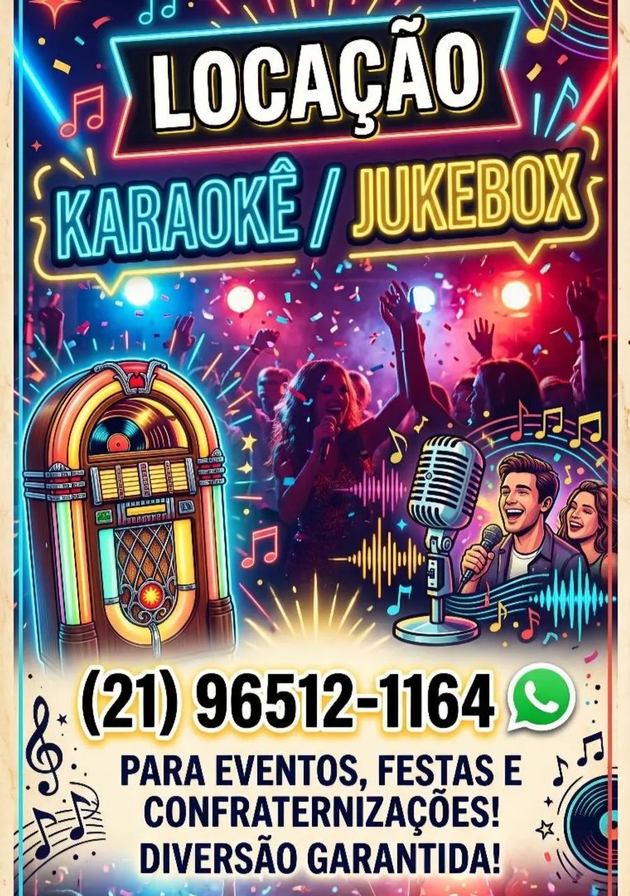 Locação KARAOKÊ  / JUKEBOX