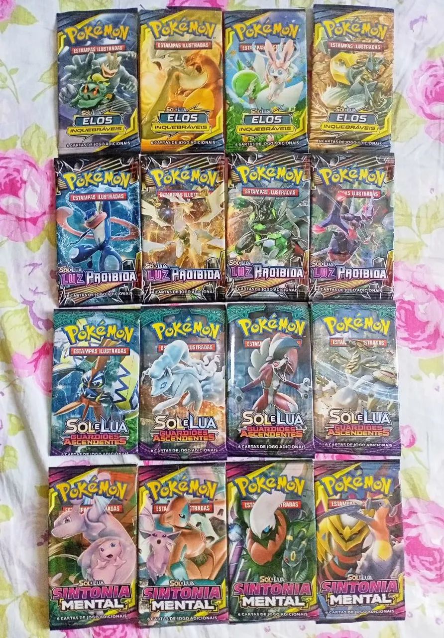 Coleção boosters ABERTOS POKÉMON PKM - Foto 3