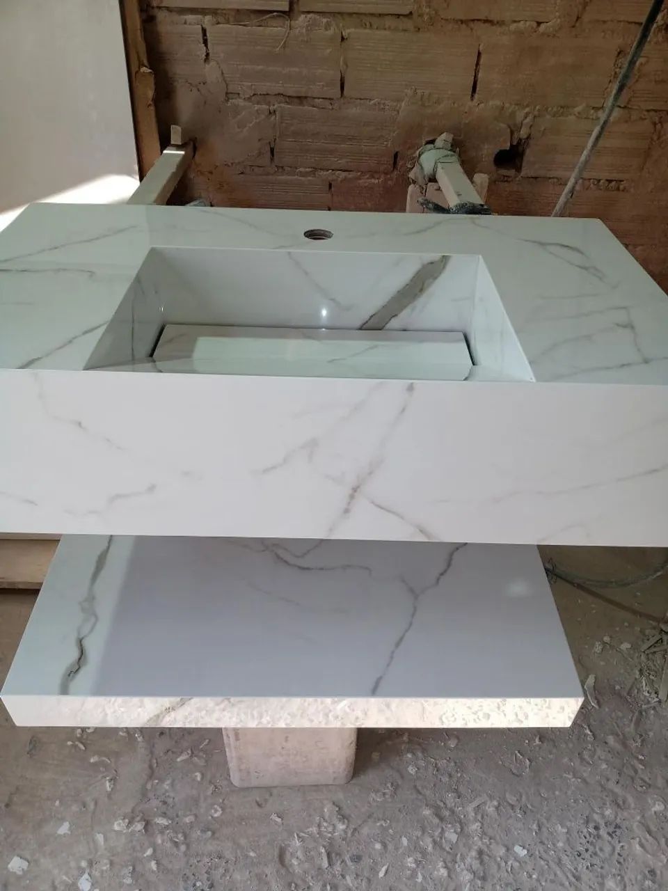 Fabricamos pias de porcelanato com extensor... - Foto 4