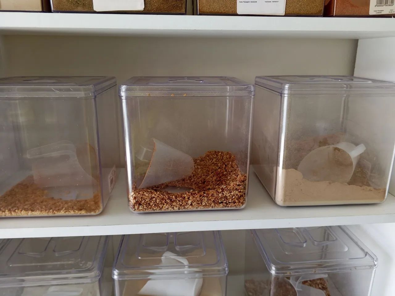 Potes de acrílico 5LT para loja 