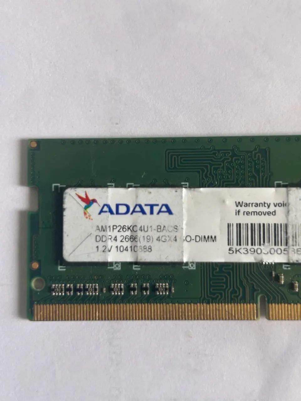 Memória ram Notebook 4gb Ddr4 Adata