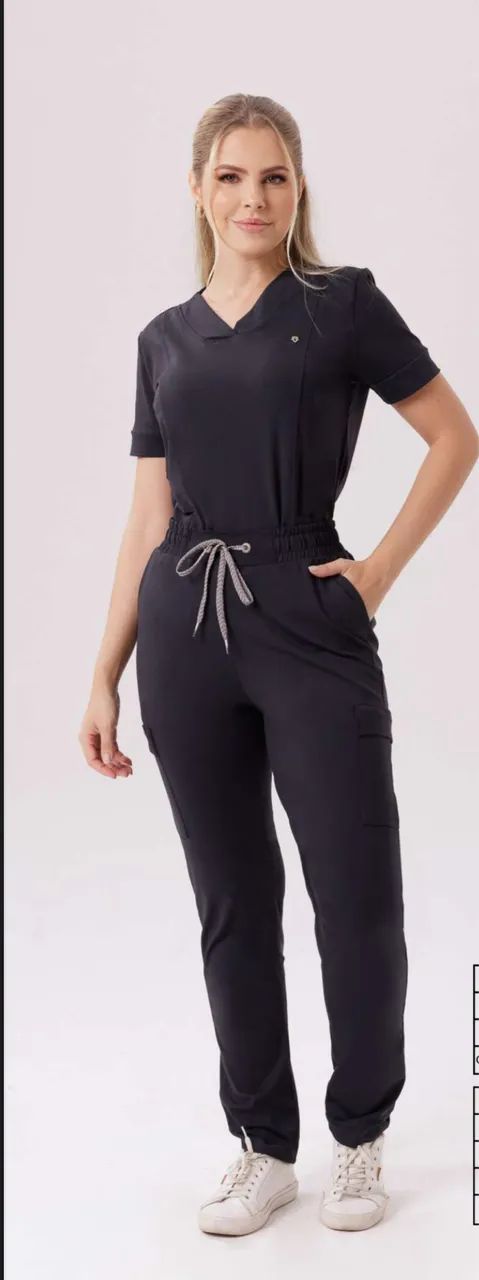 Pijama Cirugico My Coat Move Preto
