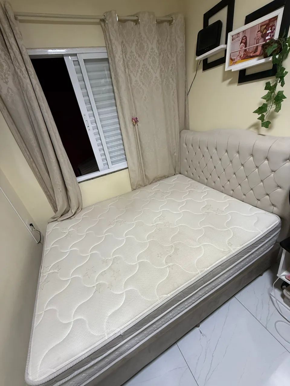 Cama  box casal completa 