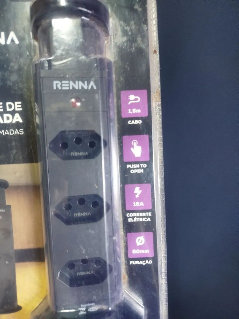Torre de tomada para embutir - Foto 2