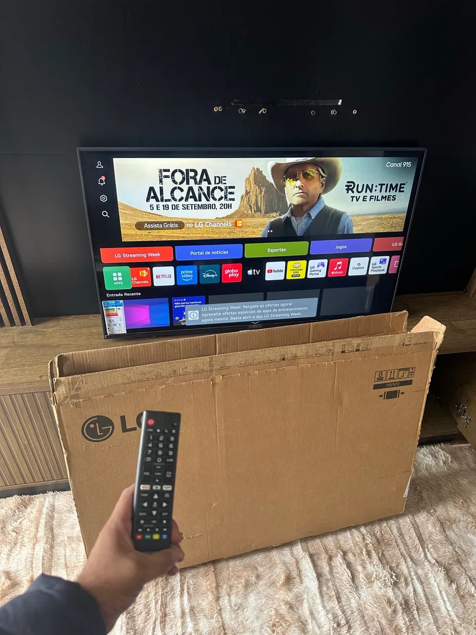 TV SMART LG 43? POLEGADAS 4K (NOVA NA CAIXA SEM USO) - Foto 3
