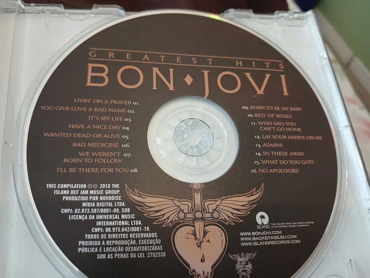 Cd Bon Jovi Greatest Hits - Foto 3