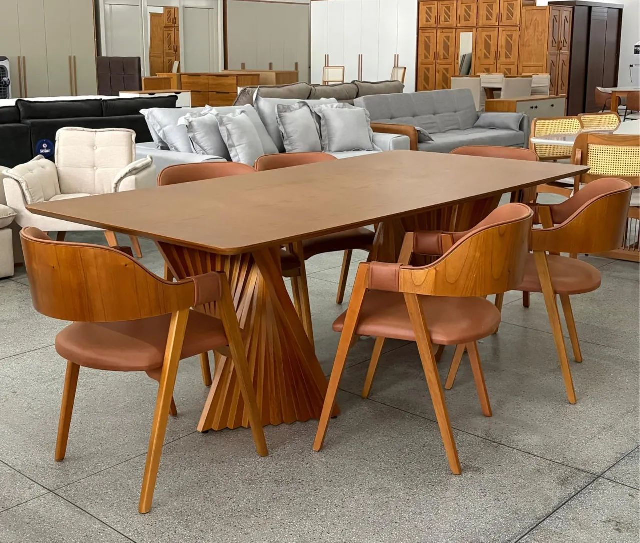 Mesa de jantar 6 cadeiras 