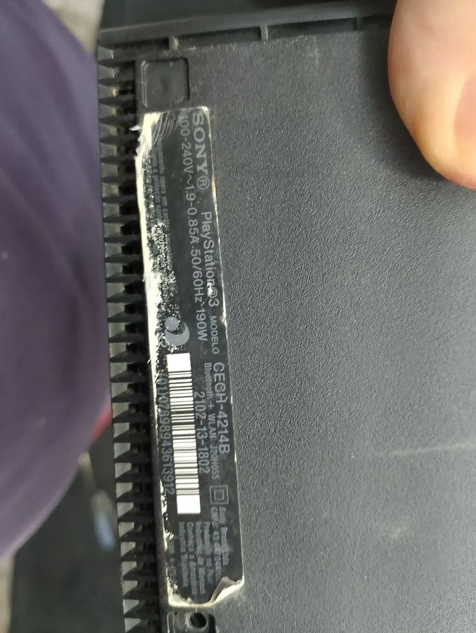 PS3 super slim com defeito  - Foto 2