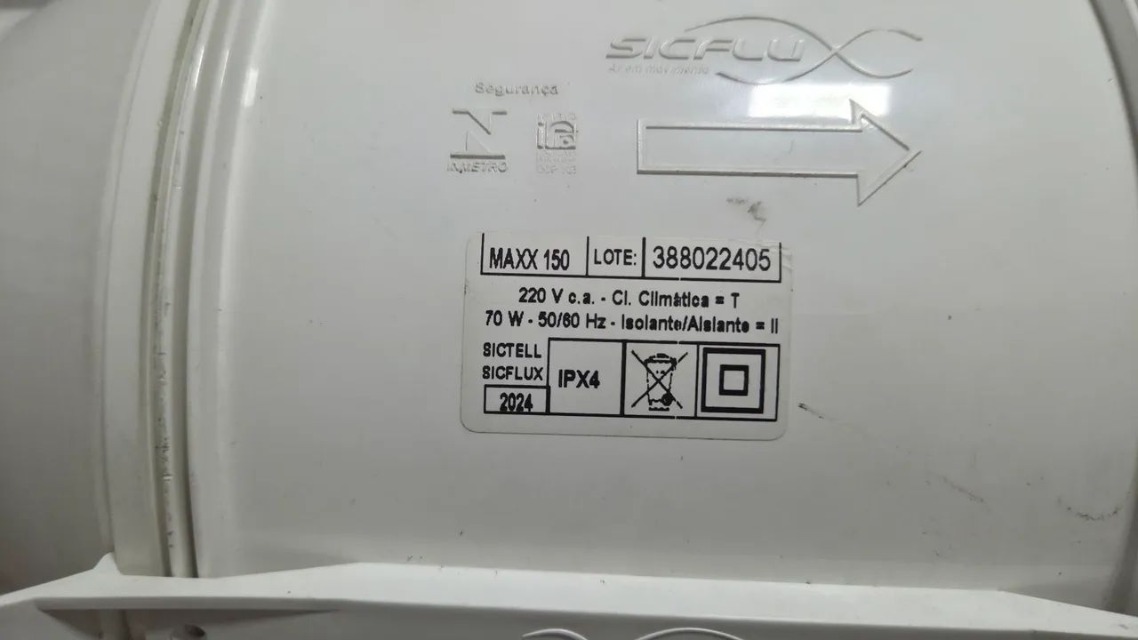 Exaustor Sicflux 150 - Foto 4