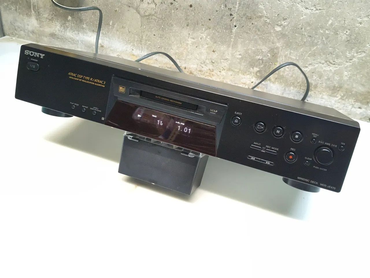 Mini disc deck Sony MDS je470