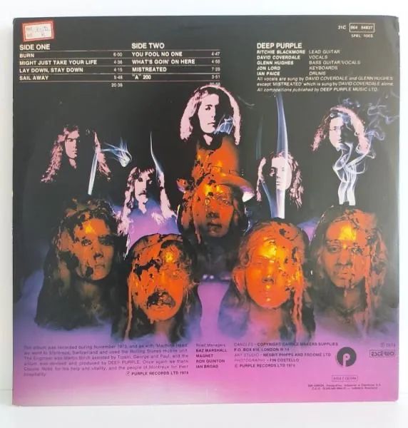 LP Deep Purple - Burn  - Foto 2