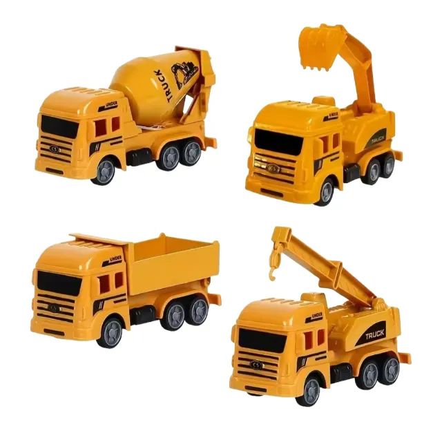 Kit Construção com caminhões e placas de sinalização - Foto 5