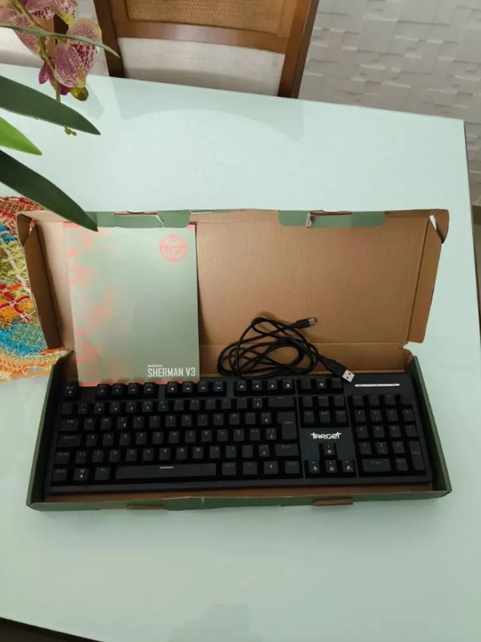 Teclado Mecanico TGT Sherman V3, ABNT2, Switch Azul - Entrega gratis - Foto 2