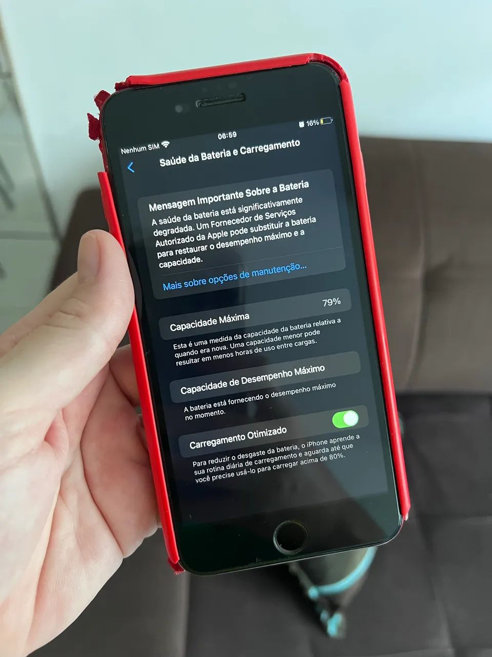 iPhone 8 Plus 256GB vermelho - Celulares e Smartphones - Bessa