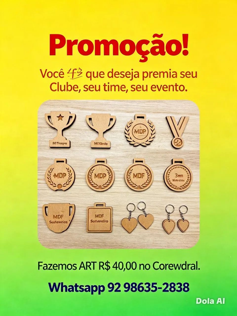 Fabricação de Troféu, Medalhas e outros  - Foto 4