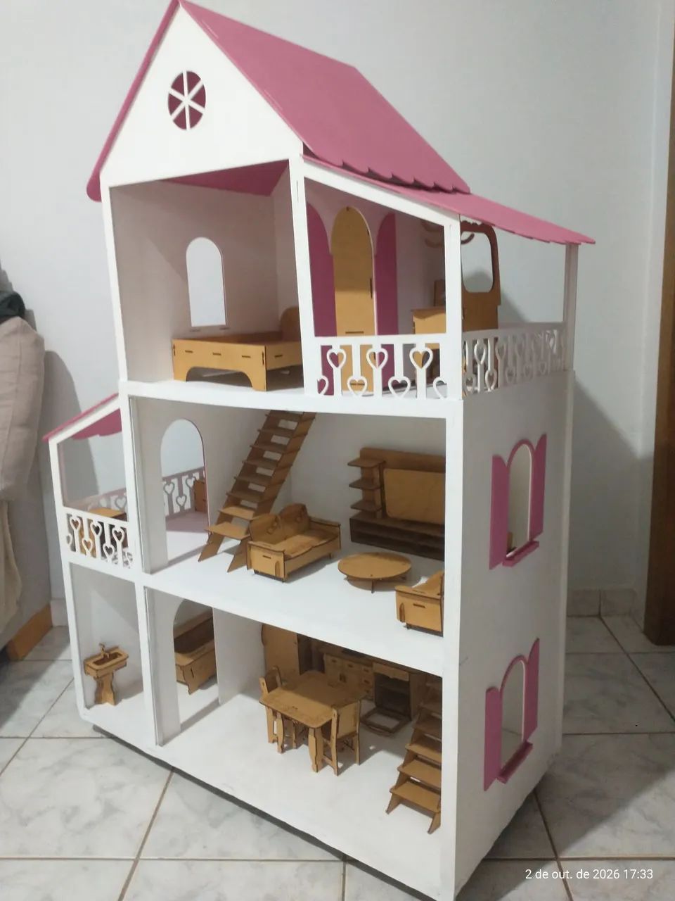 Casa de boneca Barbie 