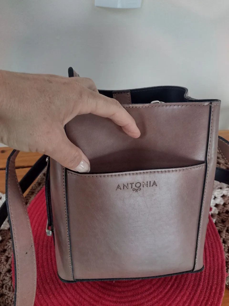 Bolsa saco estruturada pequena  - Foto 4