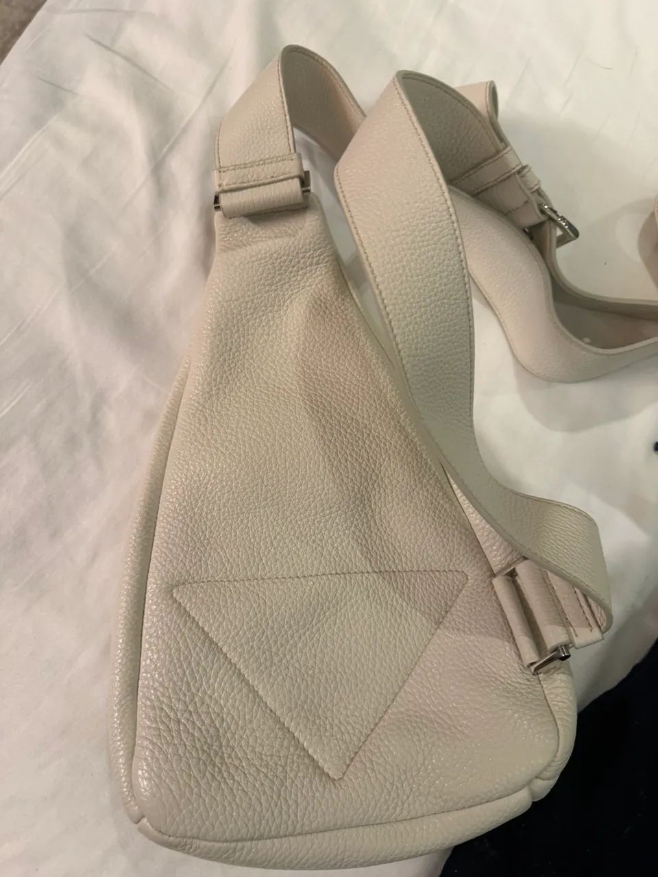 Bolsa Prada Milano Original em Couro Off White com Certificado RFID - Foto 3