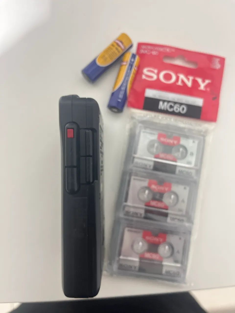 Gravador Panasonic RN-202 Microcassete + 3 Fitas Sony MC60 - Foto 4