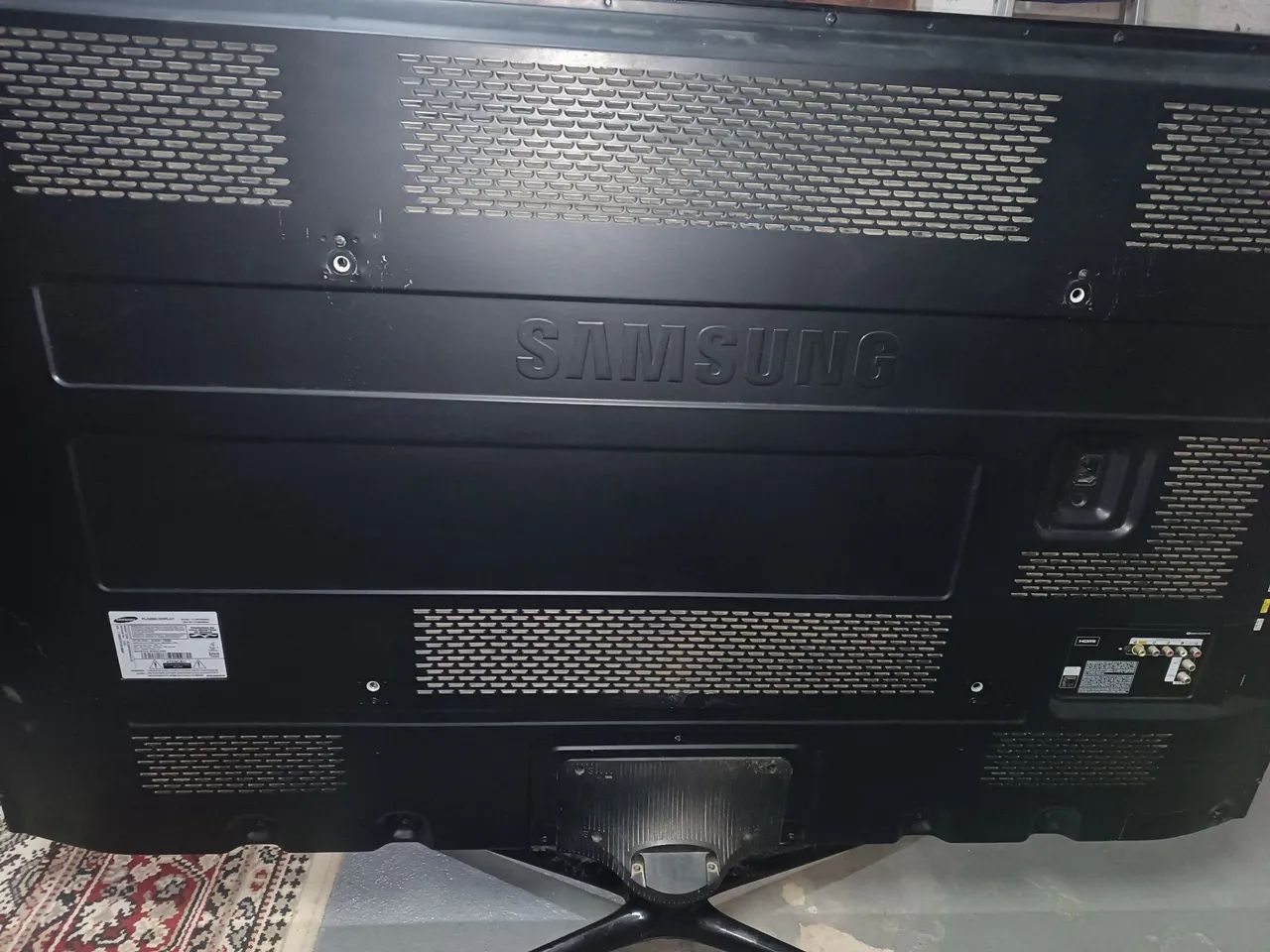 Tv Samsung plasma 60 polegadas para retirada de peças 