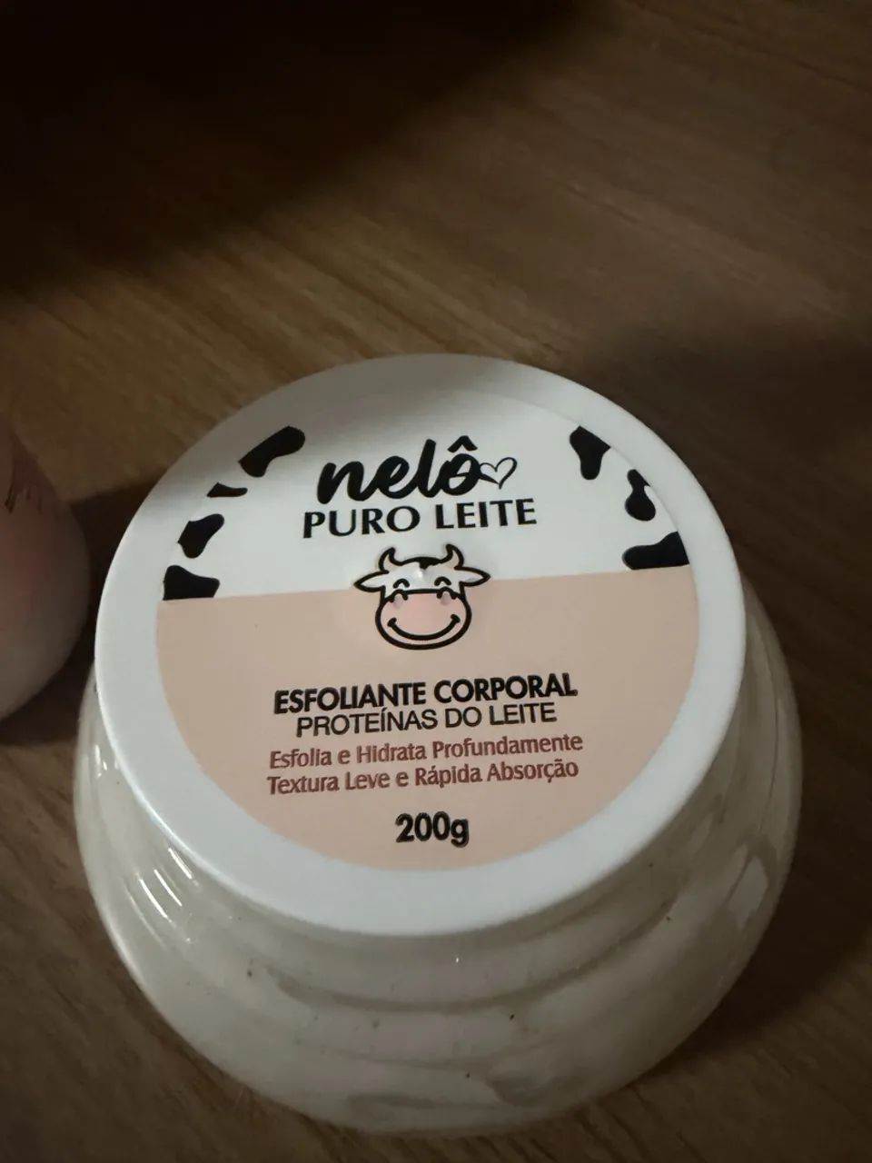 Esfoliante de corpo puro leite 